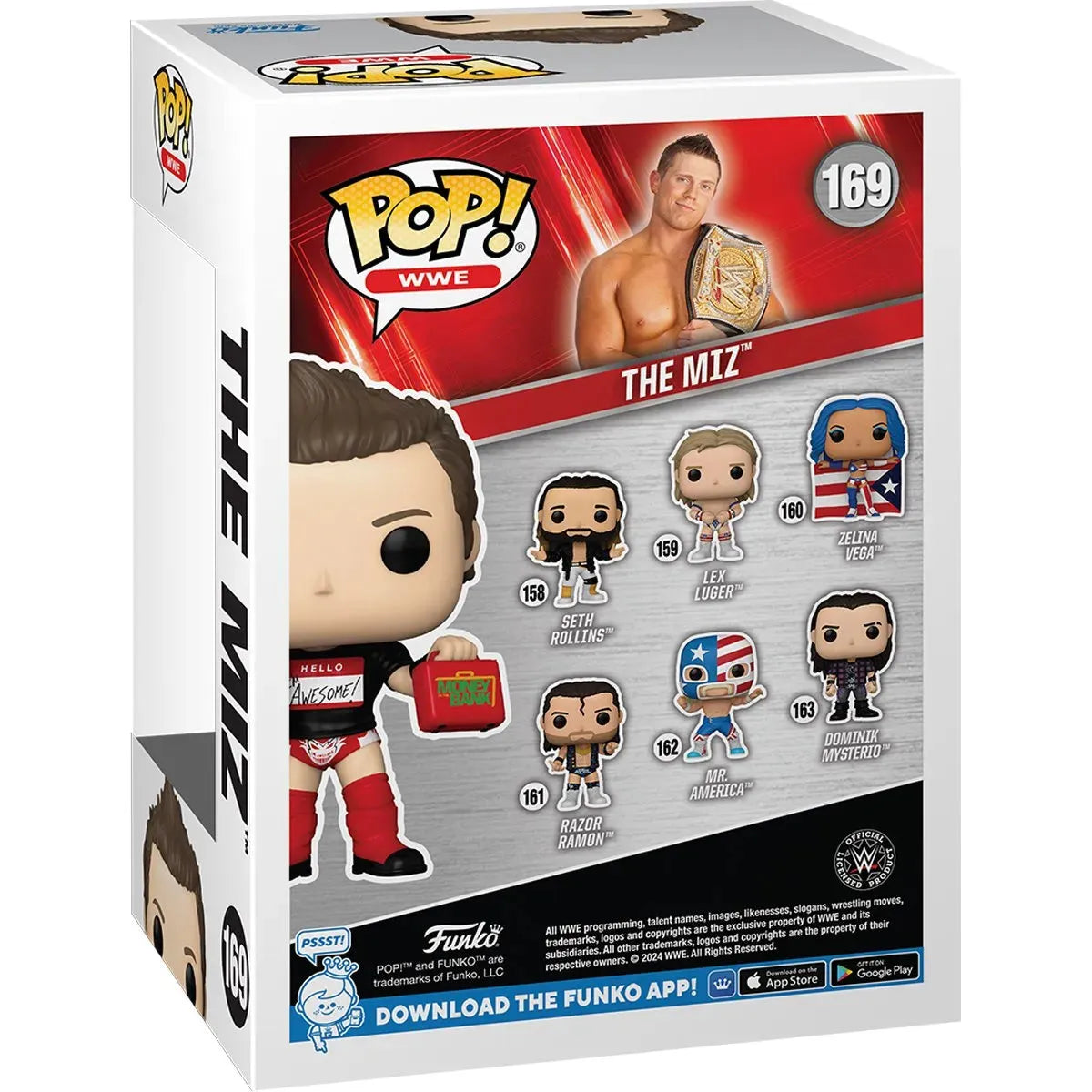 FUN79626 WWE - The Miz with Briefcase Pop! Vinyl - Funko - Titan Pop Culture