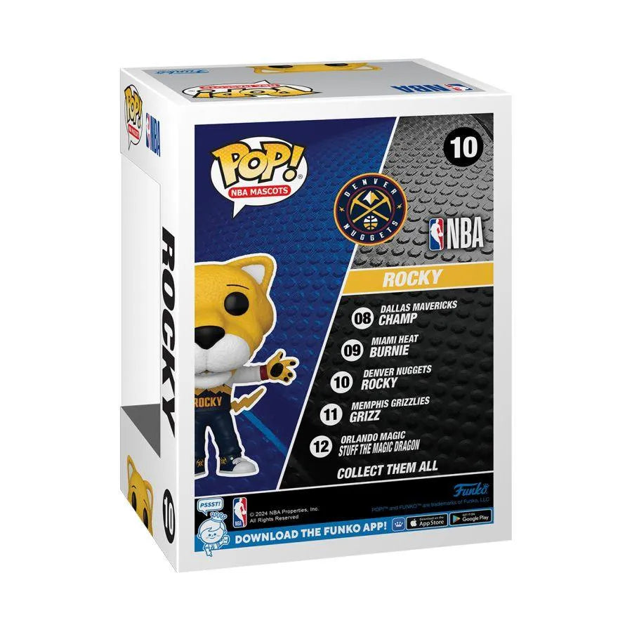 FUN79628 NBA Basketball: Mascots - Rocky Denver Nuggets Pop! Vinyl - Funko - Titan Pop Culture