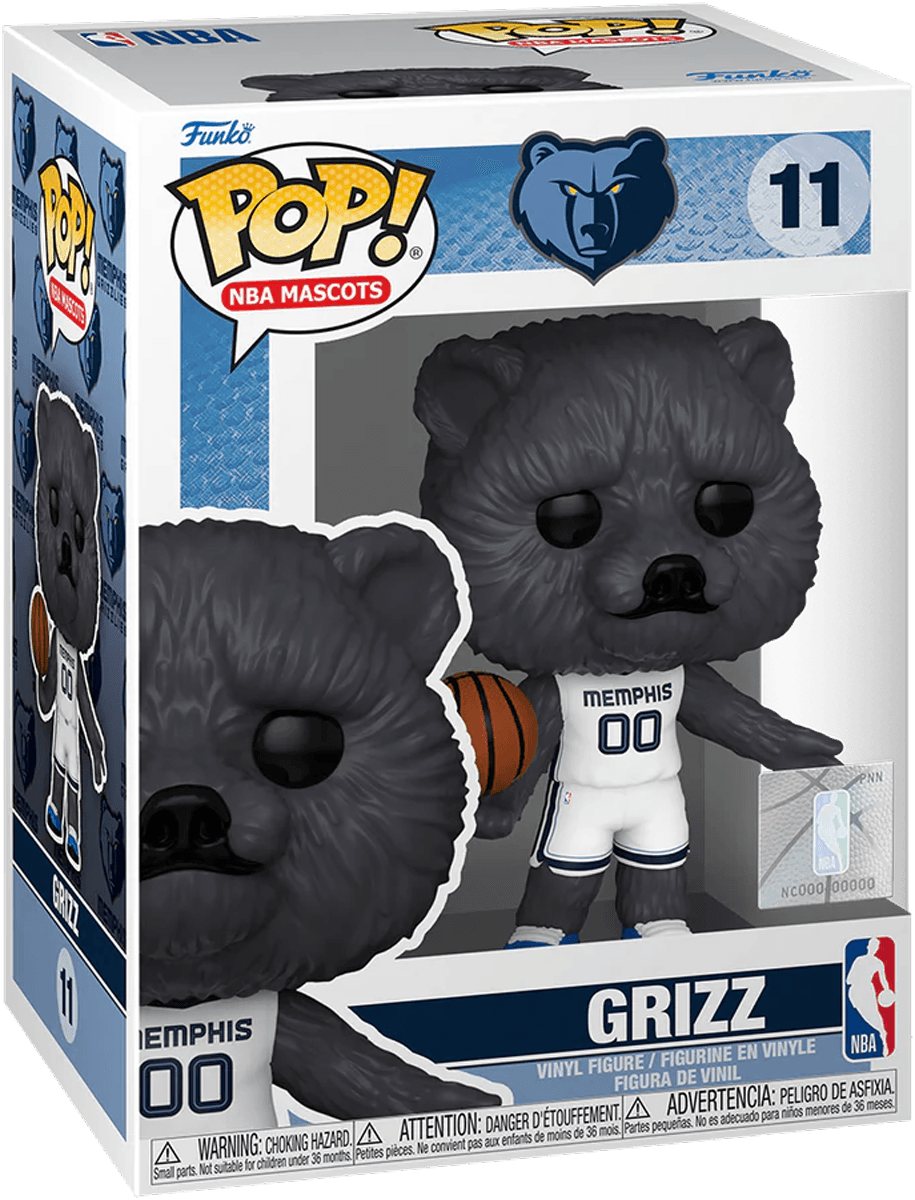 FUN79629 NBA Basketball: Mascots - Grizz Memphis Grizzlies Pop! Vinyl - Funko - Titan Pop Culture