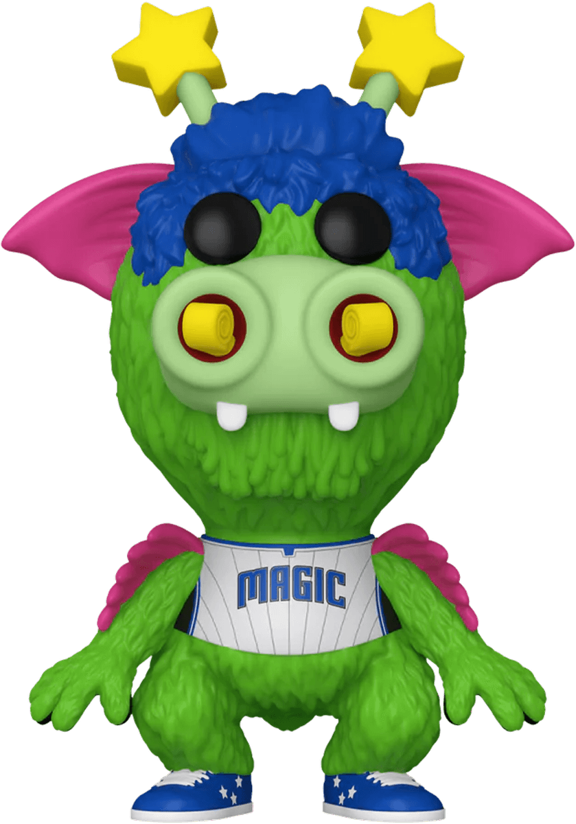 FUN79630 NBA Basketball: Mascots - Stuff the Magic Dragon Orlando Magic Pop! Vinyl - Funko - Titan Pop Culture