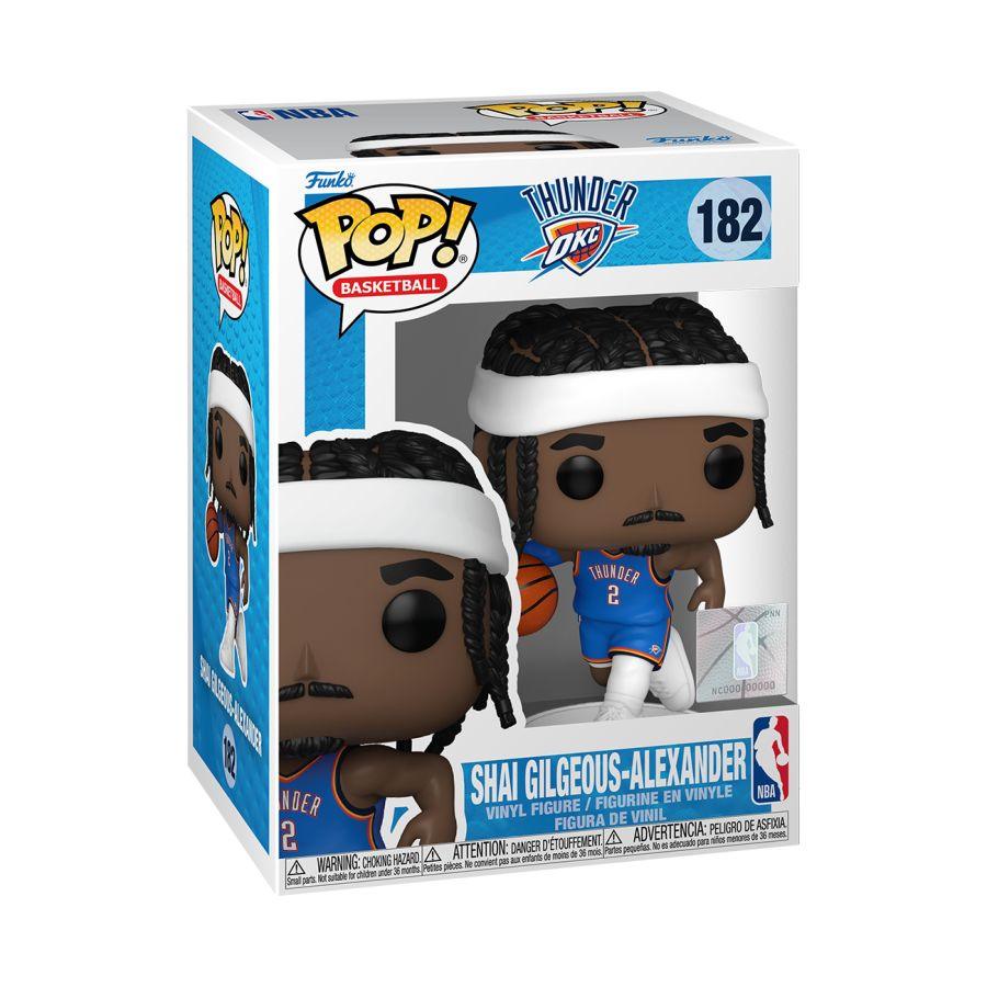 FUN79675 NBA: Thunder - Shai Gilgeous-Alexander Pop! Vinyl - Funko - Titan Pop Culture