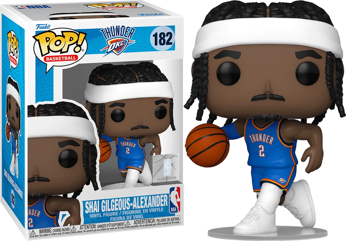 FUN79675 NBA: Thunder - Shai Gilgeous-Alexander Pop! Vinyl - Funko - Titan Pop Culture