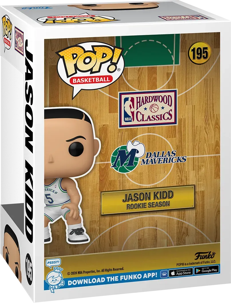 FUN79680 NBA Legends: Mavs - Jason Kidd (Rookie) Pop! Vinyl - Funko - Titan Pop Culture