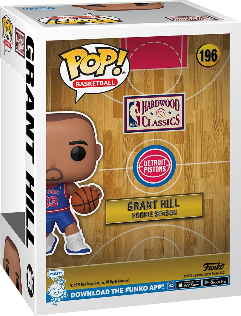 FUN79681 NBA Legends: Pistons - Grant Hill (Rookie) Pop! Vinyl - Funko - Titan Pop Culture