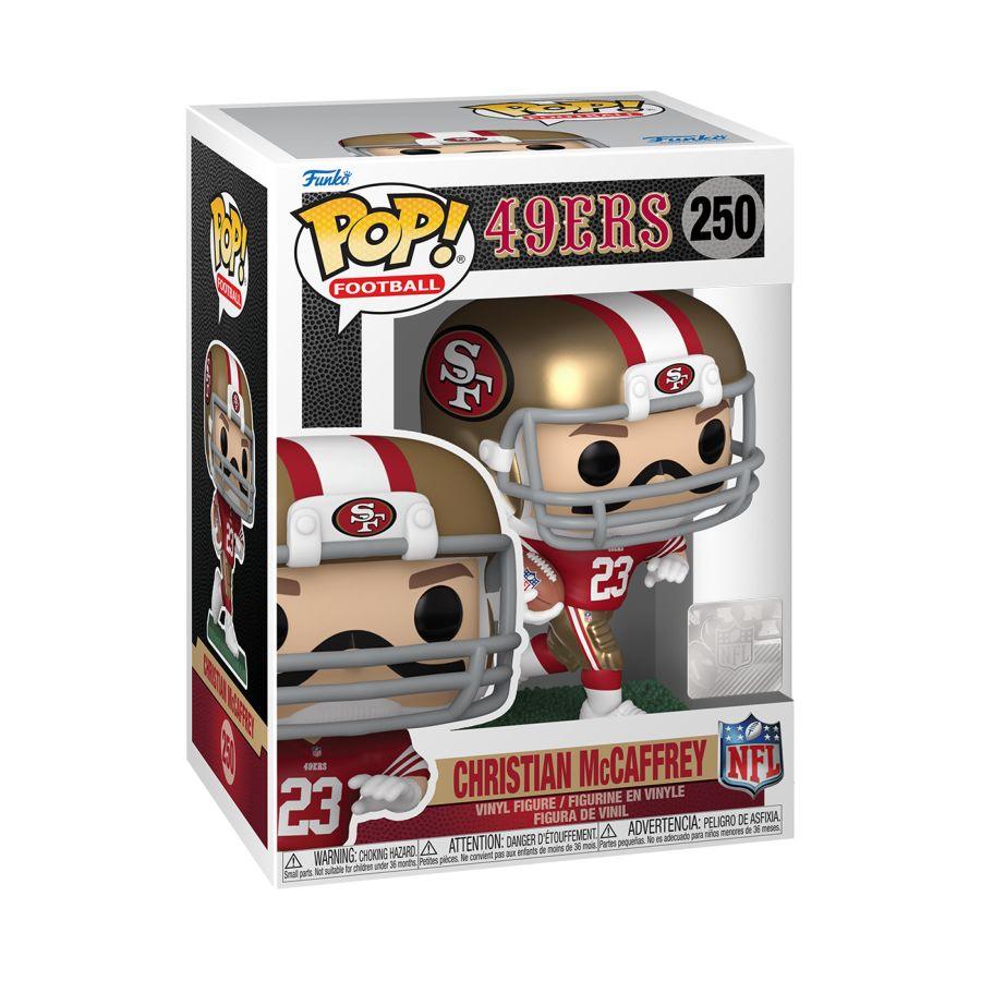 FUN79683 NFL: 49ers - Christian McCaffrey Pop! Vinyl - Funko - Titan Pop Culture