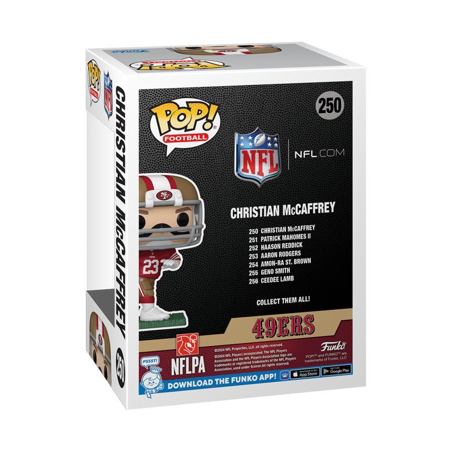 FUN79683 NFL: 49ers - Christian McCaffrey Pop! Vinyl - Funko - Titan Pop Culture