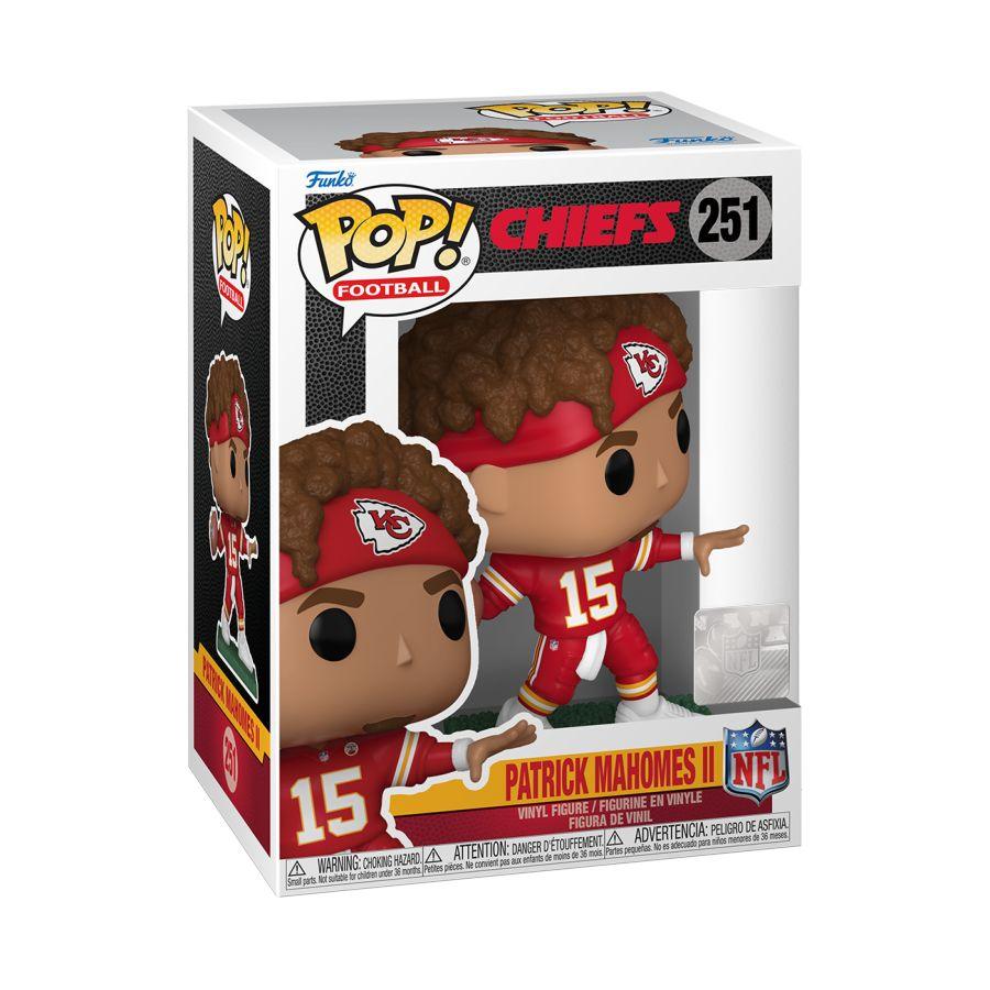 FUN79684 NFL: Chiefs - Patrick Mahomes II (2023) Pop! Vinyl - Funko - Titan Pop Culture