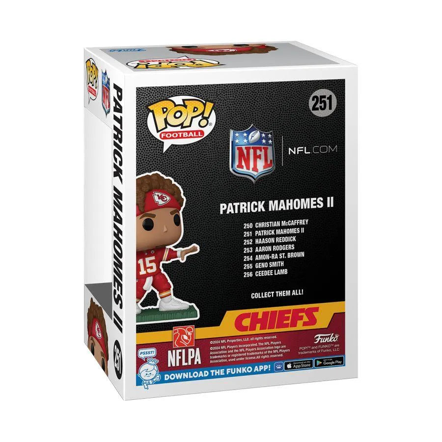 FUN79684 NFL: Chiefs - Patrick Mahomes II (2023) Pop! Vinyl - Funko - Titan Pop Culture