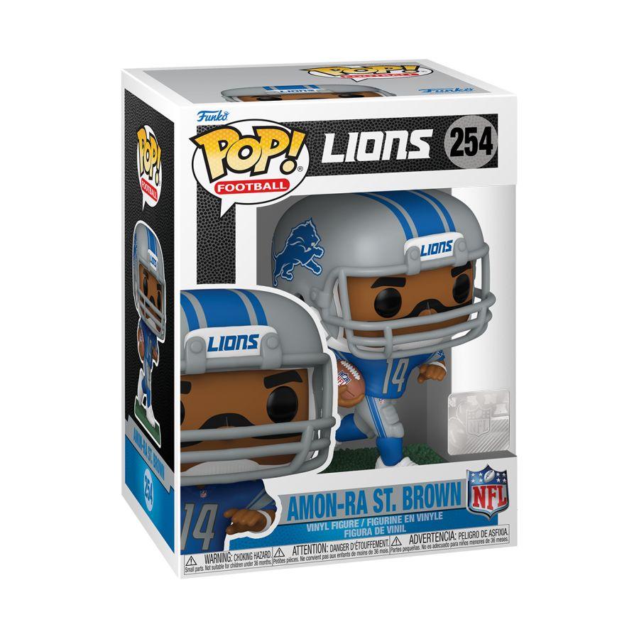 FUN79687 NFL: Lions - Amon-Ra St. Brown Pop! Vinyl - Funko - Titan Pop Culture