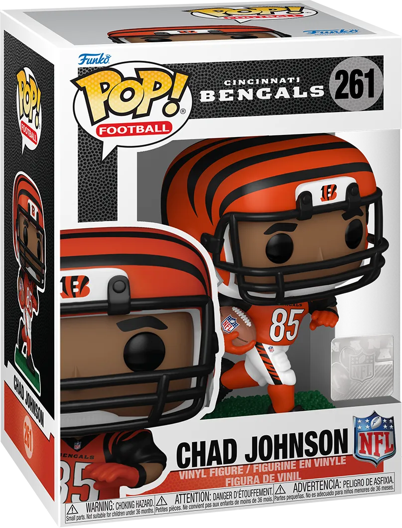 FUN79698 NFL: Bengals - Chad Johnson Pop! Vinyl - Funko - Titan Pop Culture