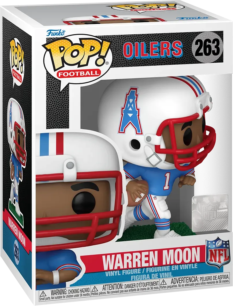 FUN79701 NFL: Oilers - Warren Moon Pop! Vinyl - Funko - Titan Pop Culture