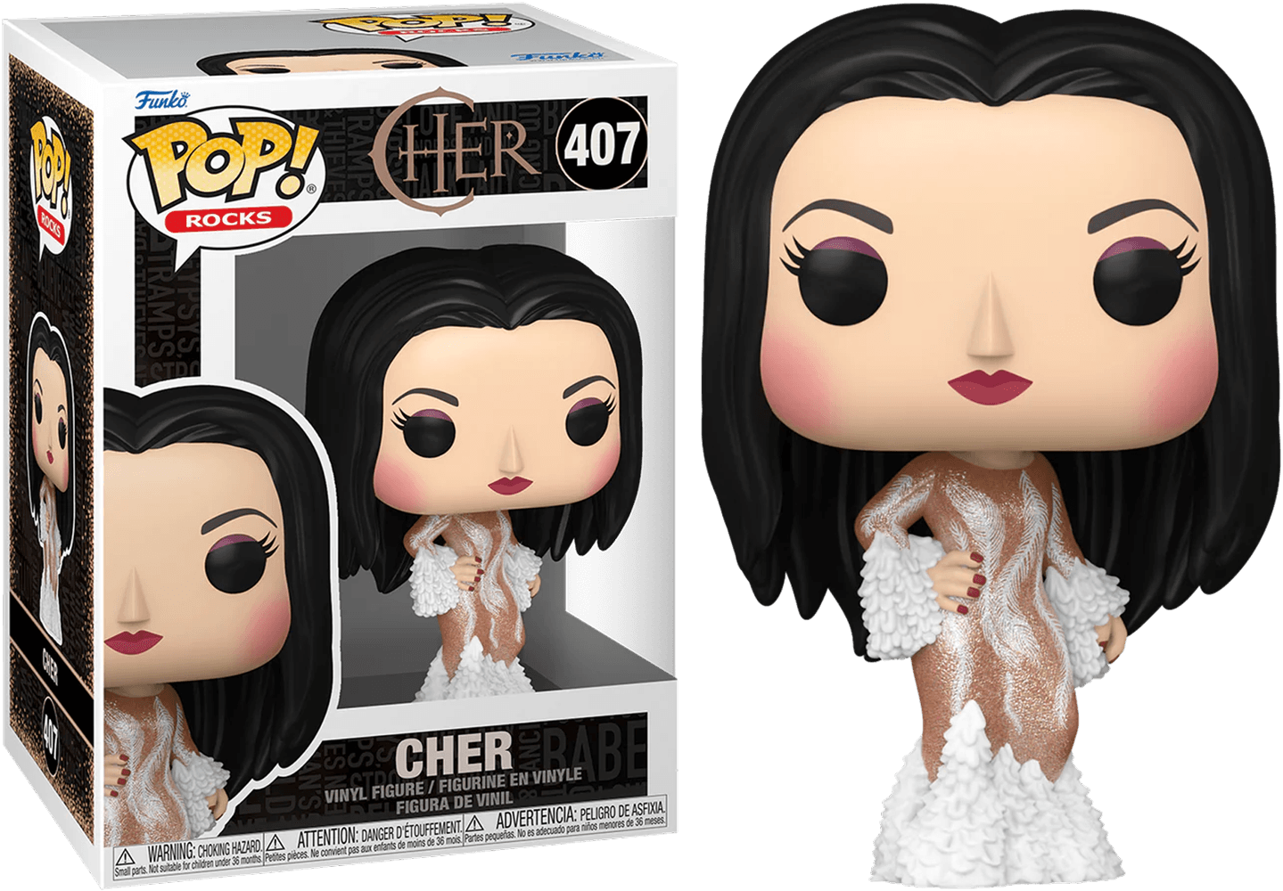 FUN79704 Cher - Cher (1974 Met Gala) Pop! Vinyl - Funko - Titan Pop Culture