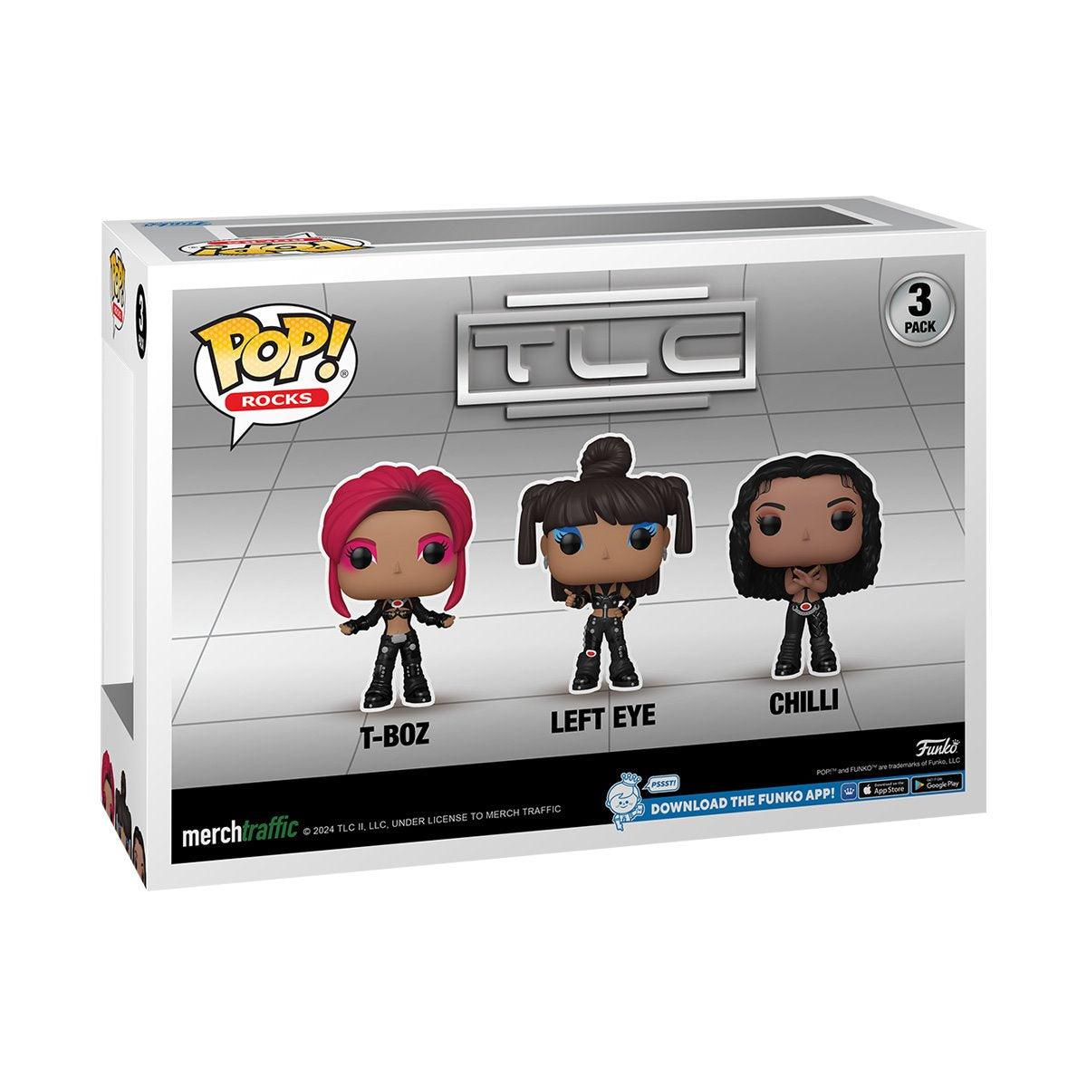 FUN79709 TLC: No Scrubs - T-Boz, Left Eye & Chilli Pop! Vinyl 3-Pack - Funko - Titan Pop Culture