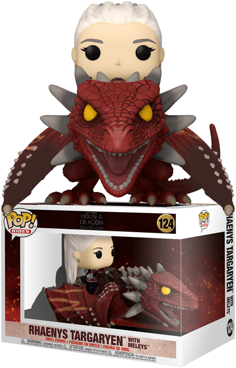 FUN79719 House of the Dragon - Rhaenys Targaryen on Meleys Pop! Ride - Funko - Titan Pop Culture