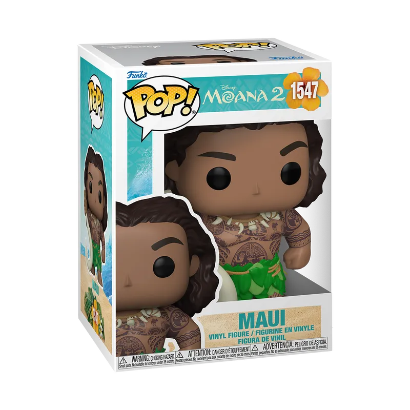 FUN79737 Moana 2 - Maui Pop! Vinyl - Funko - Titan Pop Culture