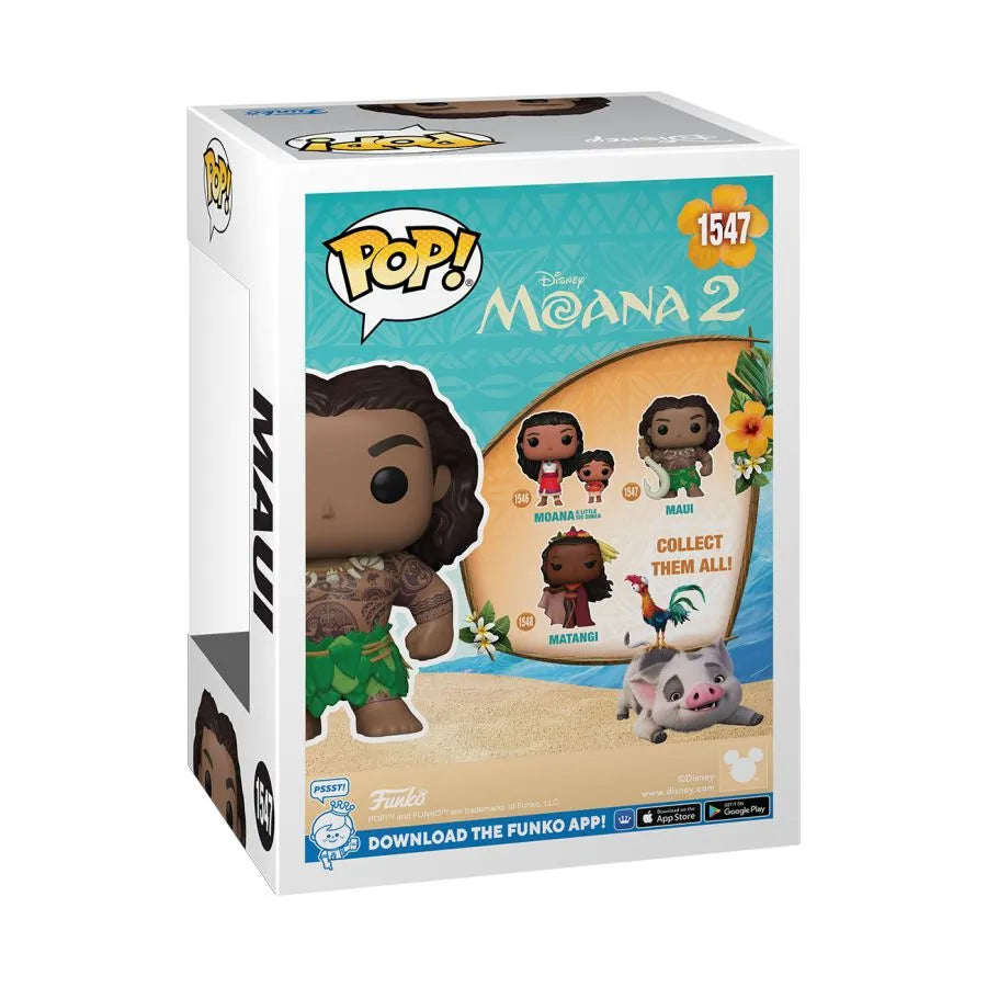 FUN79737 Moana 2 - Maui Pop! Vinyl - Funko - Titan Pop Culture