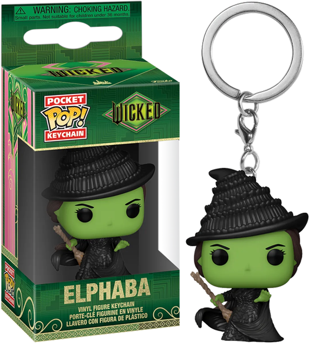 FUN79745 Wicked (2024) - Elphaba Pop! Keychain - Funko - Titan Pop Culture