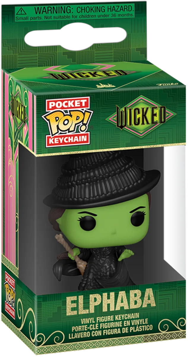 FUN79745 Wicked (2024) - Elphaba Pop! Keychain - Funko - Titan Pop Culture