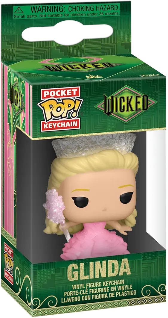 FUN79746 Wicked (2024) - Glinda Pop! Keychain - Funko - Titan Pop Culture