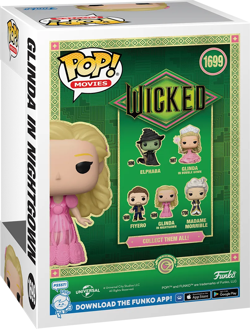 FUN79750 Wicked (2024) - Glinda in Nightgown Pop! Vinyl - Funko - Titan Pop Culture