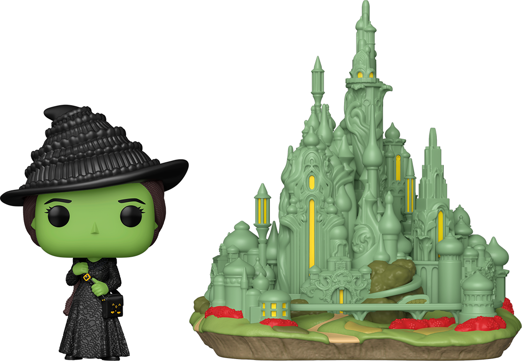 Wicked (2025) - Elphaba with Emerald City Pop! Town