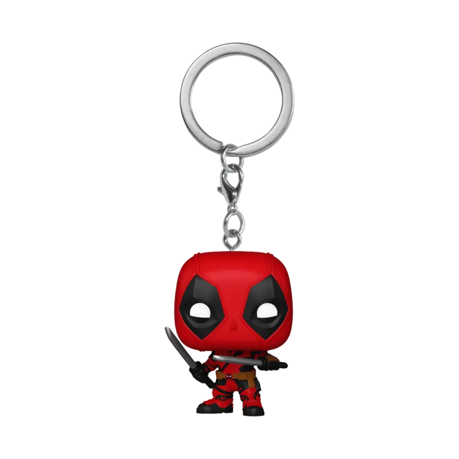 FUN79764 Deadpool & Wolverine (2024) - Deadpool Pocket Pop! Keychain - Funko TBA - Titan Pop Culture