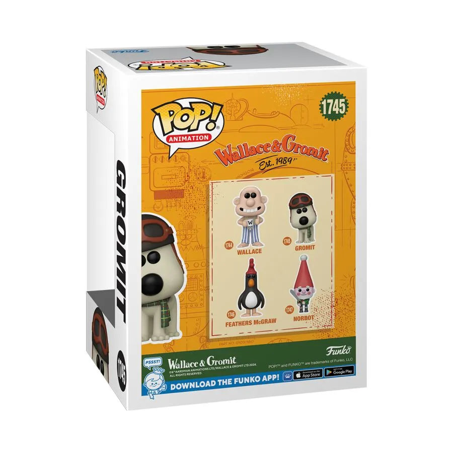 FUN79781 Wallace & Gromit (2024 Movie) - Gromit Pop! Vinyl - Funko - Titan Pop Culture