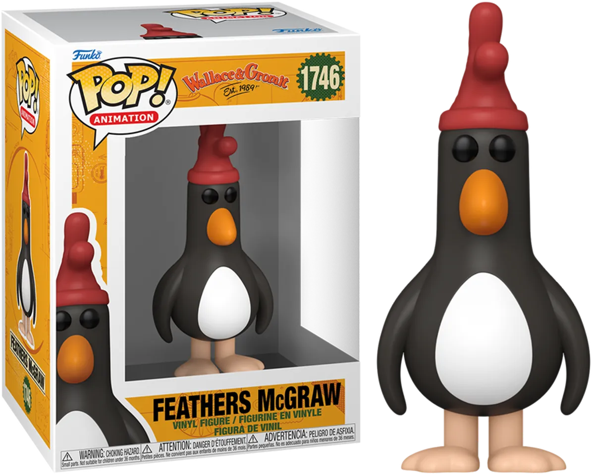 FUN79780 + FUN79781 + FUN79782 + FUN79783 Wallace & Gromit: Vengeance Most Fowl - Cutting Edge Pop! Vinyl Bundle (Set of 4) - Funko - Titan Pop Culture