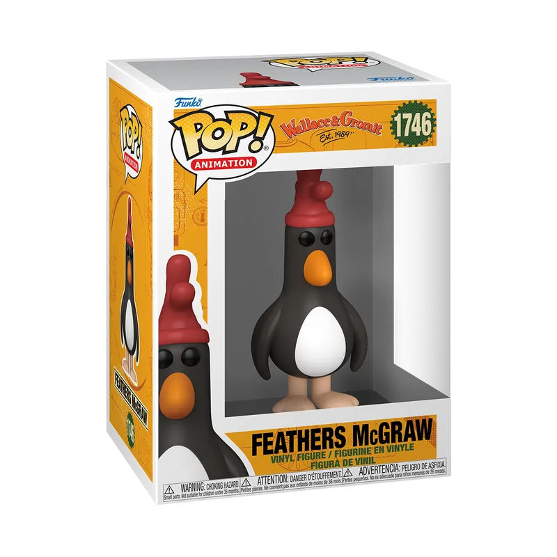 FUN79782 Wallace & Gromit (2024 Movie) - Feathers McGraw Pop! Vinyl - Funko - Titan Pop Culture