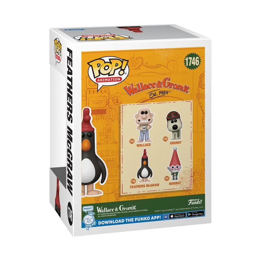 FUN79782 Wallace & Gromit (2024 Movie) - Feathers McGraw Pop! Vinyl - Funko - Titan Pop Culture