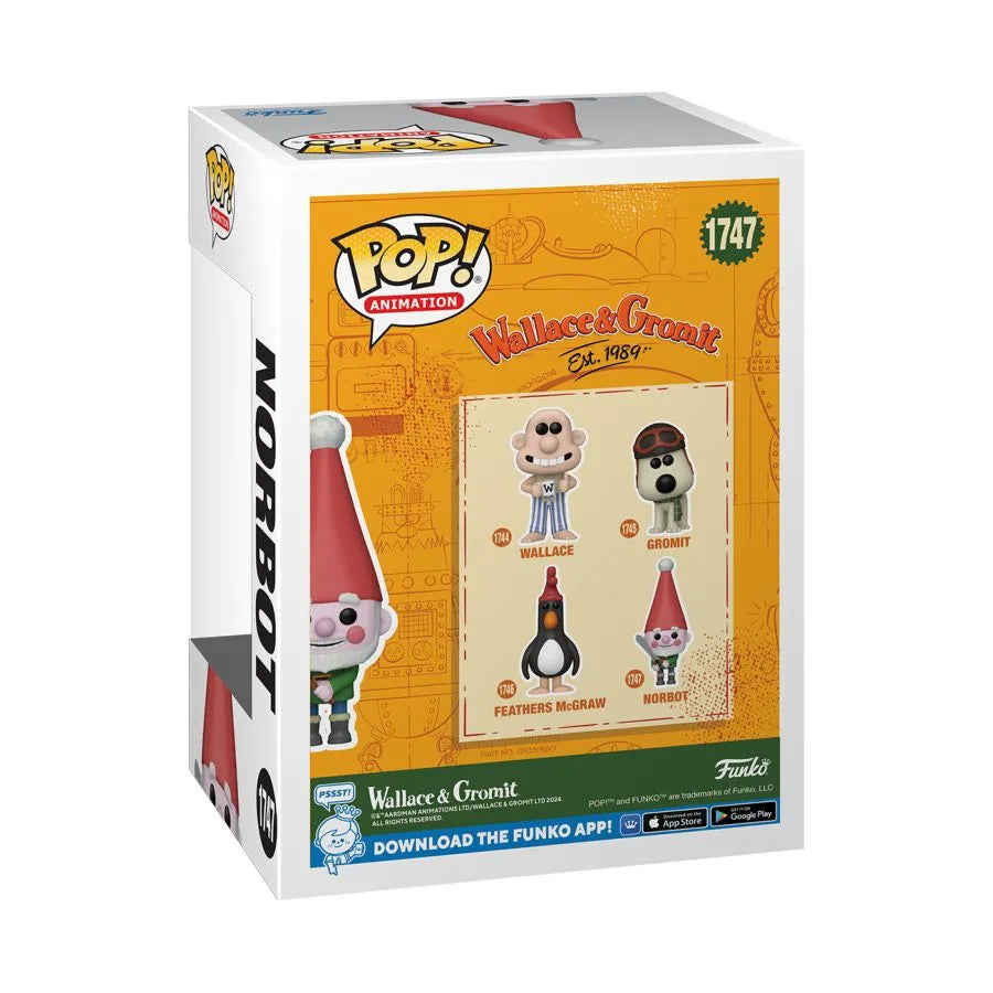 FUN79783 Wallace & Gromit (2024 Movie) - Norbot Pop! Vinyl - Funko - Titan Pop Culture