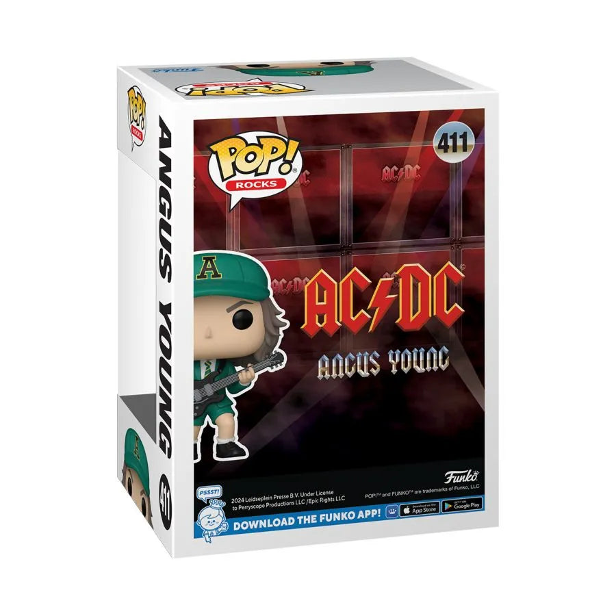 FUN79804 AC/DC - Angus Young (Green Uniform) Pop! Vinyl - Funko - Titan Pop Culture