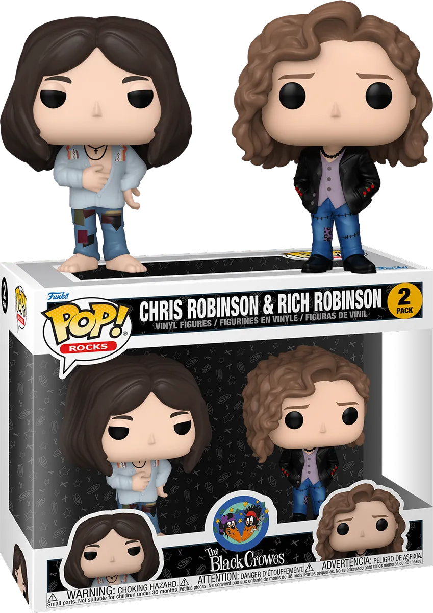 FUN79815 The Black Crowes - Chris Robinson & Rich Robinson Pop! Vinyl Figure 2-Pack - Funko - Titan Pop Culture