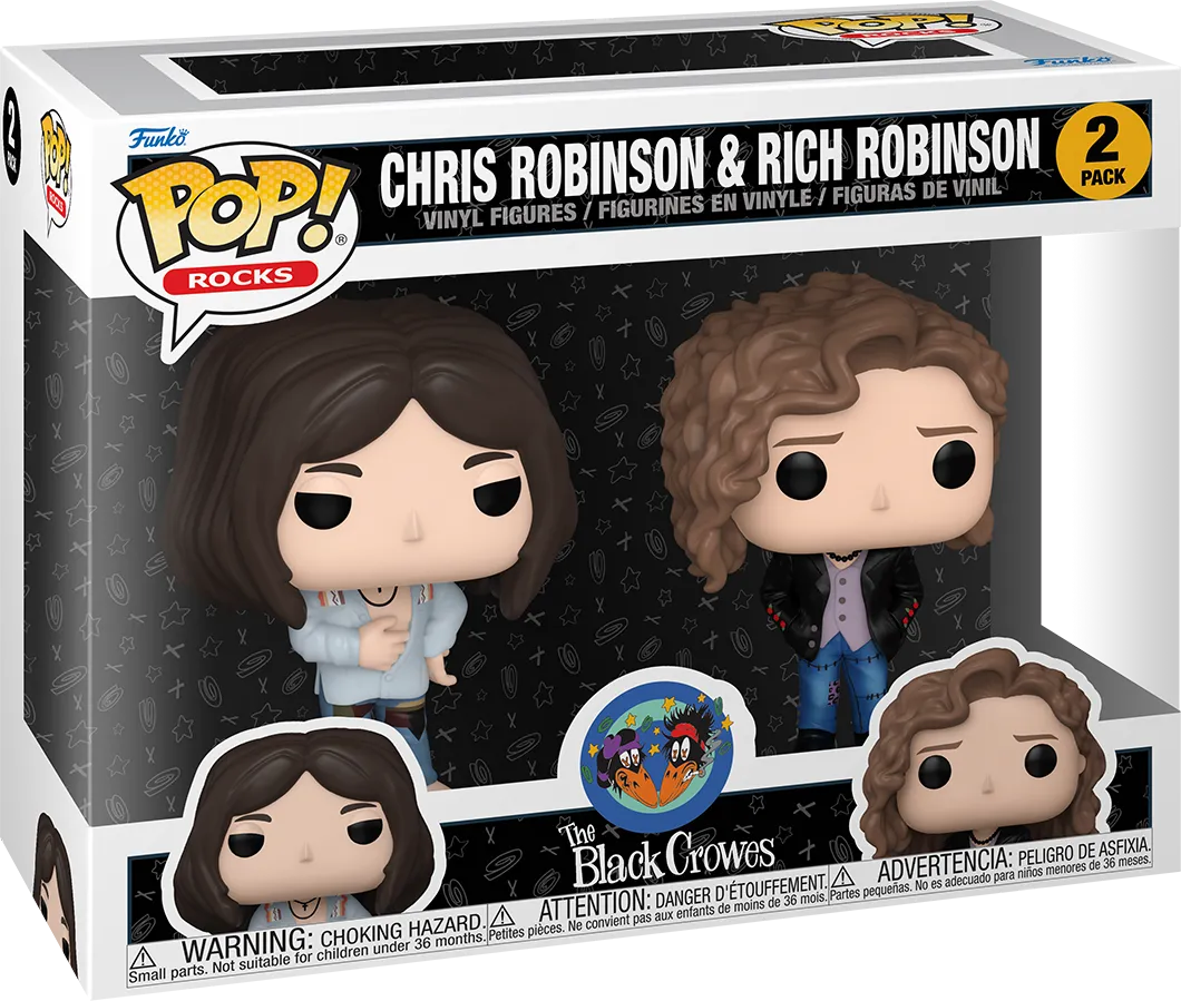 FUN79815 The Black Crowes - Chris Robinson & Rich Robinson Pop! Vinyl Figure 2-Pack - Funko - Titan Pop Culture