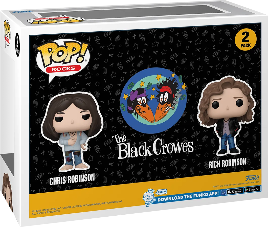 FUN79815 The Black Crowes - Chris Robinson & Rich Robinson Pop! Vinyl Figure 2-Pack - Funko - Titan Pop Culture