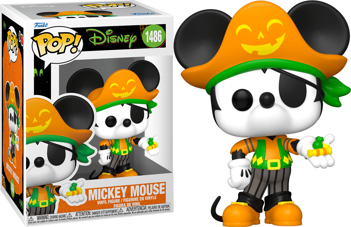 FUN79904 Disney: Halloween - Pirate Mickey Pop! Vinyl - Funko - Titan Pop Culture