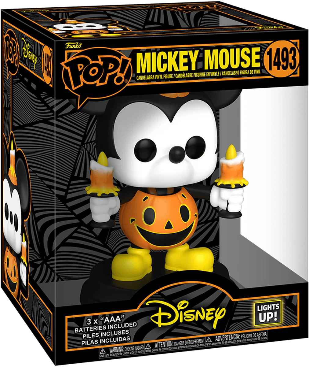 FUN79905 Disney: Halloween - Mickey Mouse (Lights Up) 6" Pop! Vinyl - Funko - Titan Pop Culture