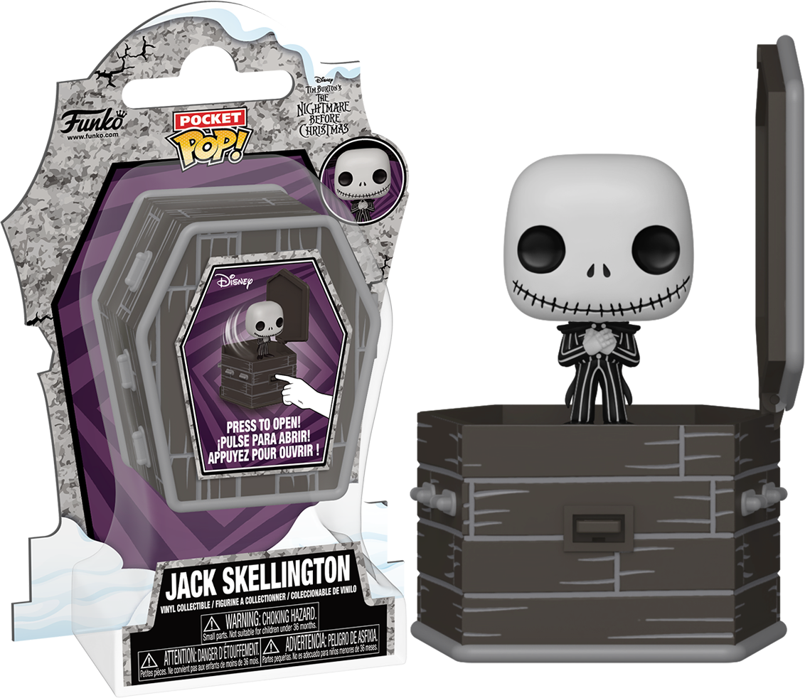 The Nightmare Before Christmas - Jack Pocket Coffin Poppers!