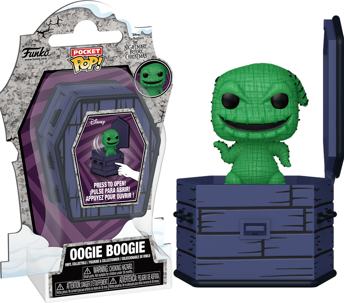 The Nightmare Before Christmas - Oogie Boogie Pocket Coffin Poppers!