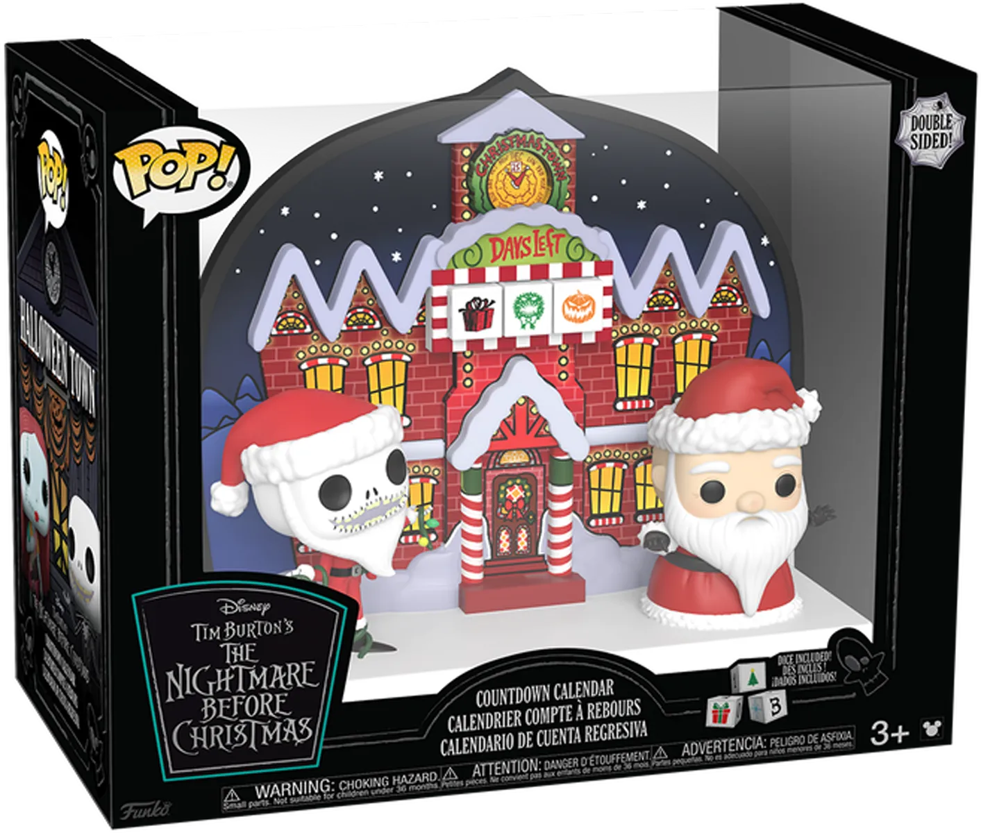 FUN79912 The Nightmare Before Christmas - Halloween Countdown Calendar: Dual Side - Funko - Titan Pop Culture