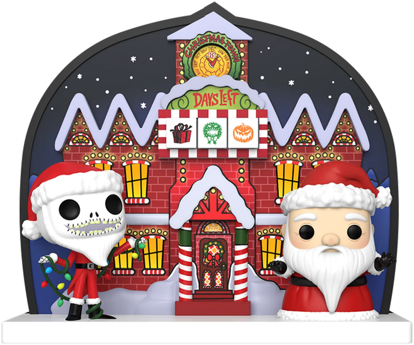 FUN79912 The Nightmare Before Christmas - Halloween Countdown Calendar: Dual Side - Funko - Titan Pop Culture