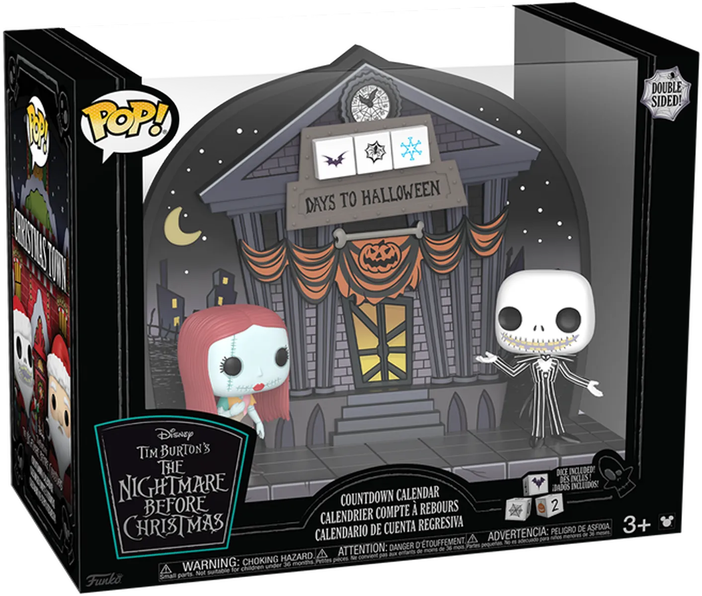 FUN79912 The Nightmare Before Christmas - Halloween Countdown Calendar: Dual Side - Funko - Titan Pop Culture