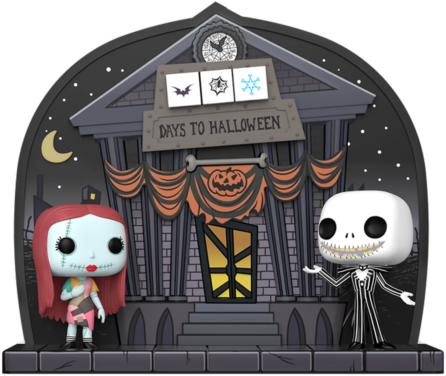 FUN79912 The Nightmare Before Christmas - Halloween Countdown Calendar: Dual Side - Funko - Titan Pop Culture