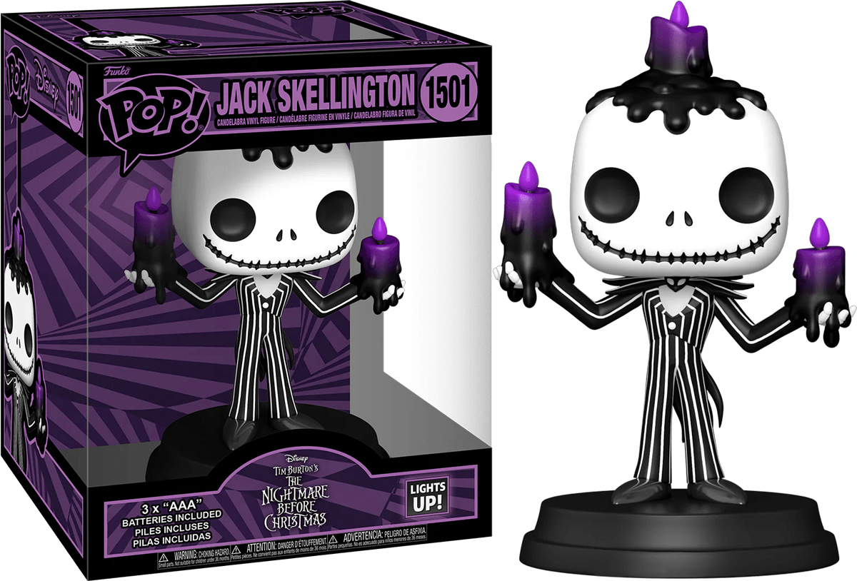 FUN79913 The Nightmare Before Christmas - Jack Skellington (Light Up) 6" Pop! Vinyl - Funko - Titan Pop Culture