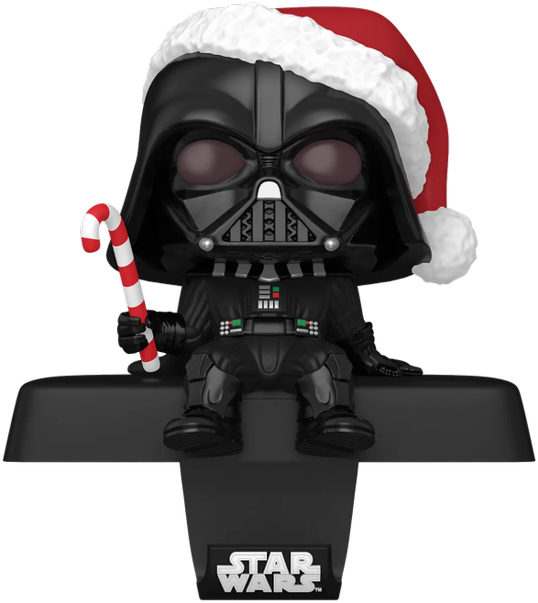 FUN79924 Star Wars -Vader Pop! Edge-Sitter Stocking Hanger - Funko - Titan Pop Culture