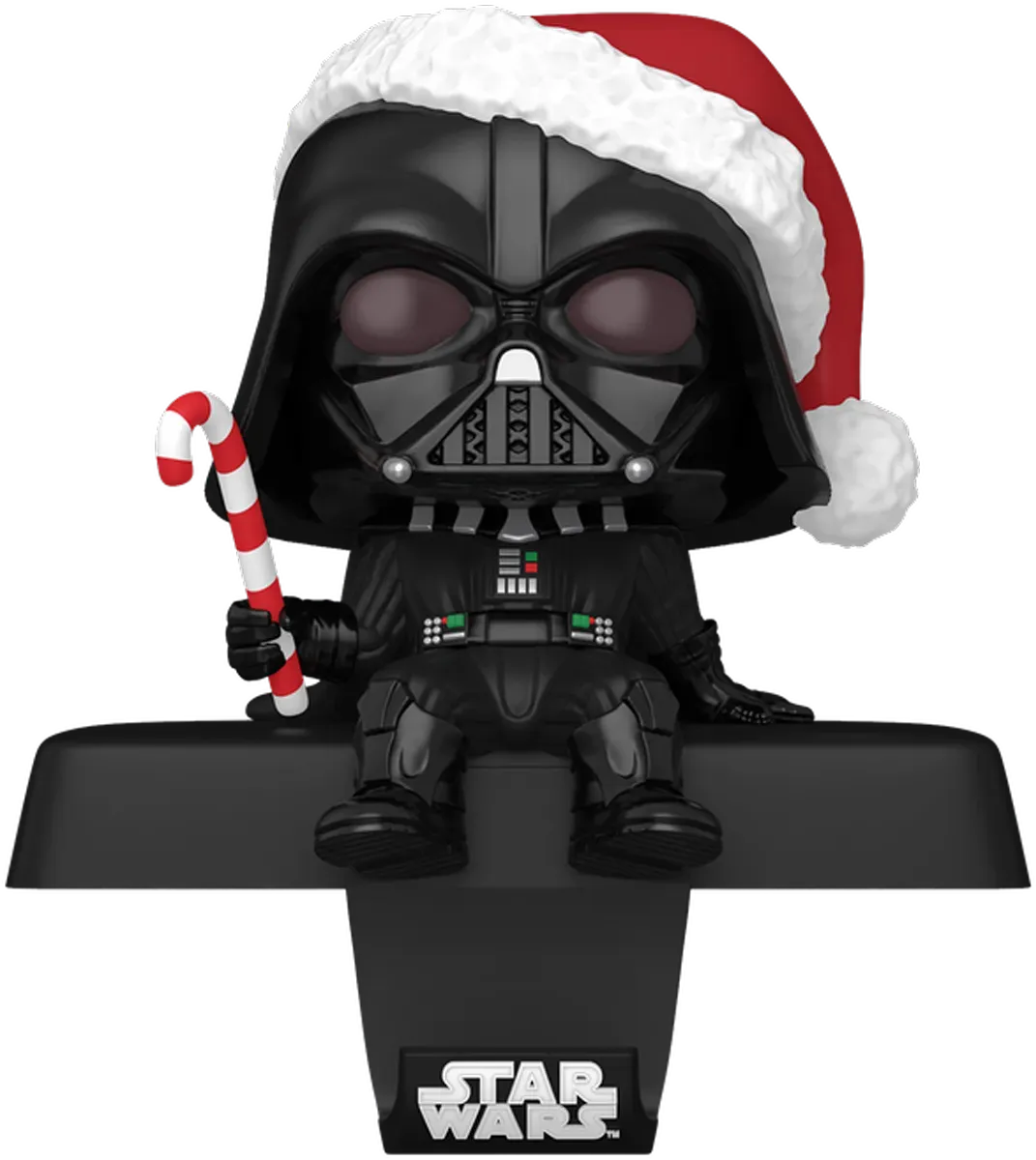 FUN79924 Star Wars -Vader Pop! Edge-Sitter Stocking Hanger - Funko - Titan Pop Culture