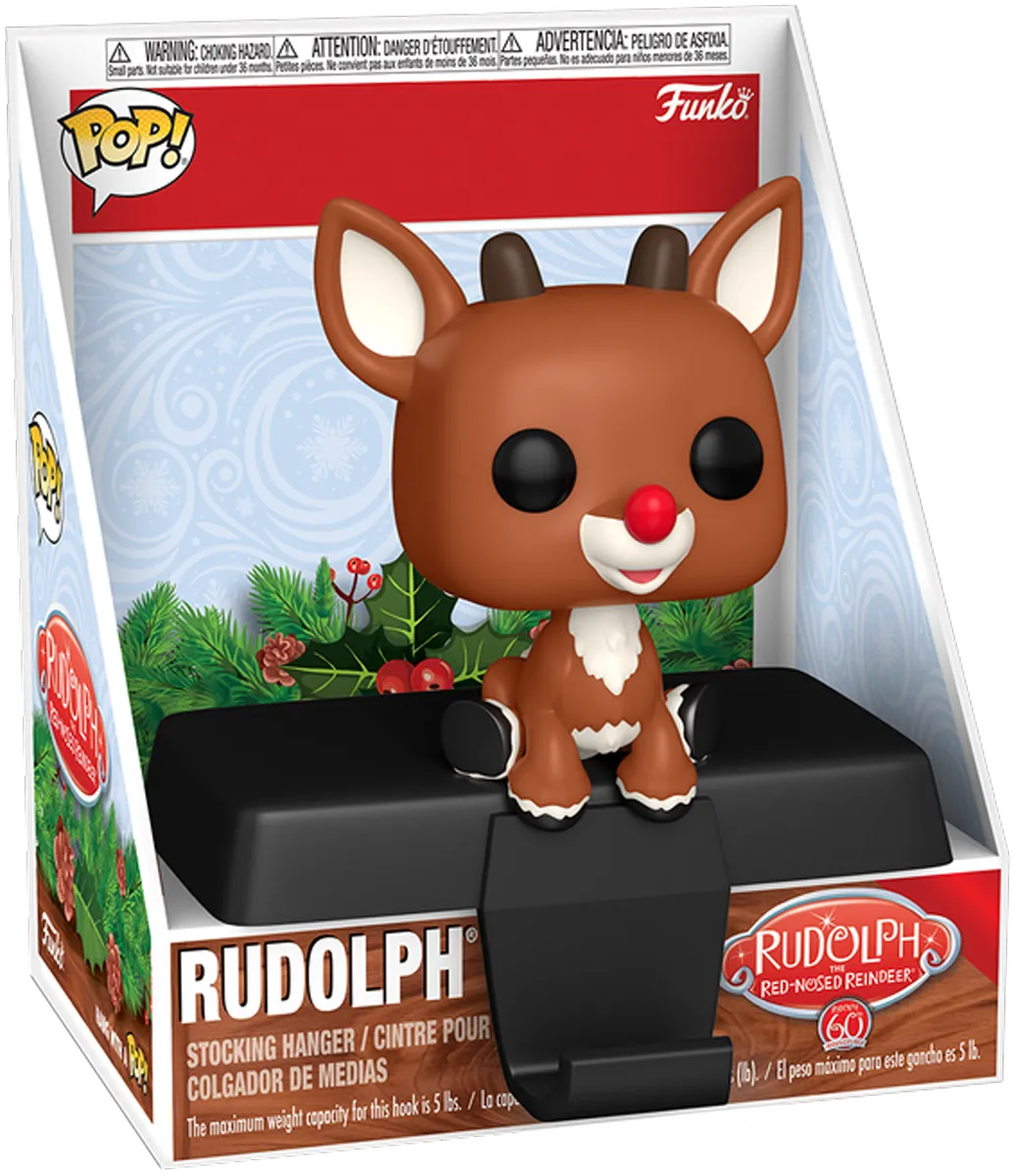 FUN79936 Rudolph - Rudolph Pop! Edge-Sitter Stocking Hanger - Funko - Titan Pop Culture