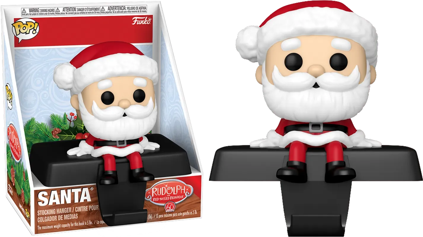 FUN79937 Rudolph - Santa Pop! Edge-Sitter Stocking Hanger - Funko - Titan Pop Culture