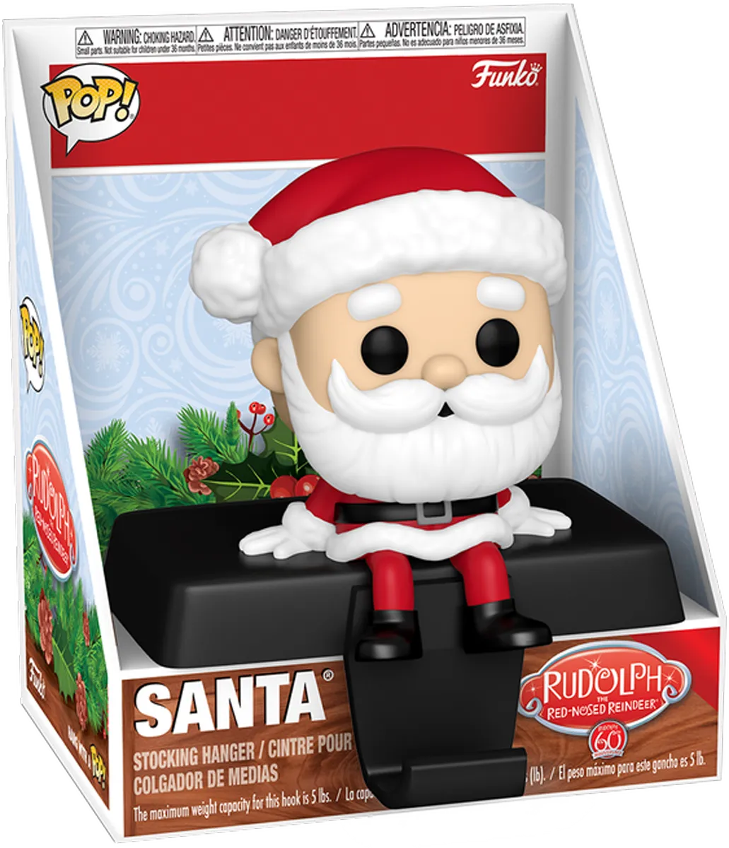 FUN79937 Rudolph - Santa Pop! Edge-Sitter Stocking Hanger - Funko - Titan Pop Culture