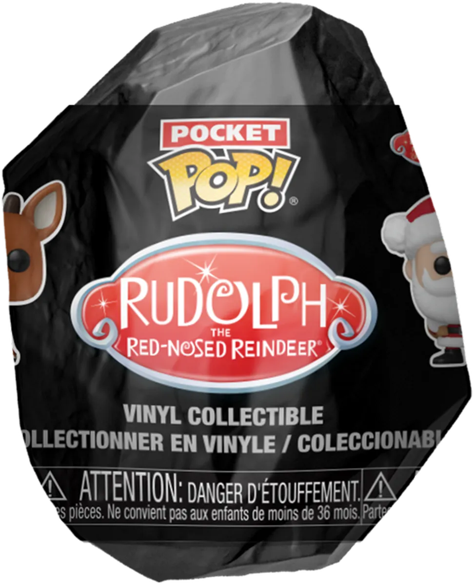 FUN79942 Rudolph - Christmas Coal Pocket Pop! Blind Bags (Display of 12) - Funko - Titan Pop Culture